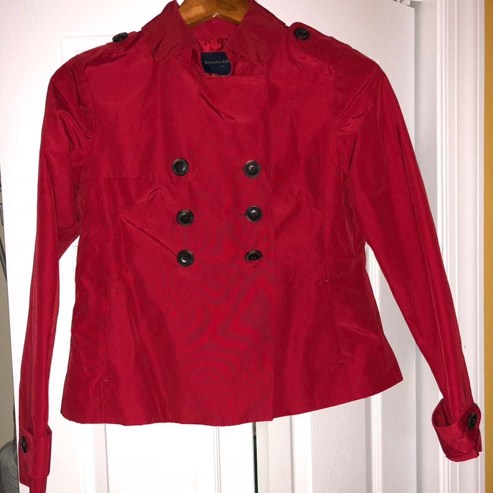 Banana Republic red jacket